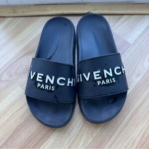 Givenchy Black Slide Sandals for Women Size 39